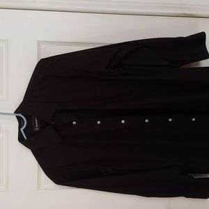 Men's black dress shirt